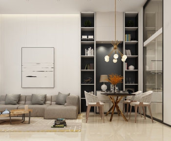 Modern A Living Room-ID:407685843