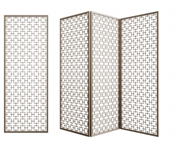 New Chinese Style Metal Screen Partition-ID:441341862