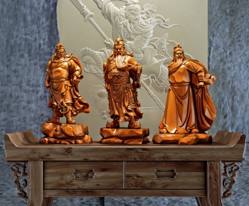 中式雕塑摆件-ID:591812217