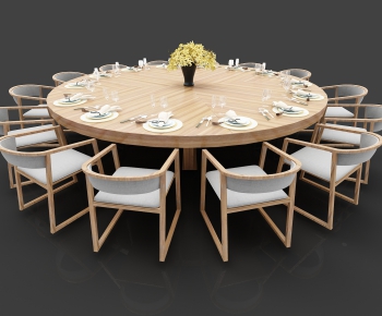 New Chinese Style Dining Table And Chairs-ID:386307768
