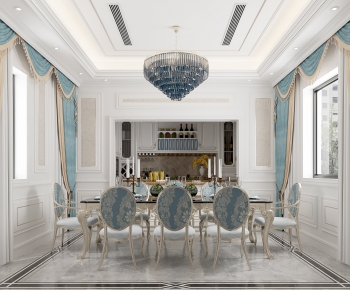 European Style Dining Room-ID:388054849