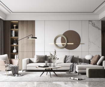Modern A Living Room-ID:939557923