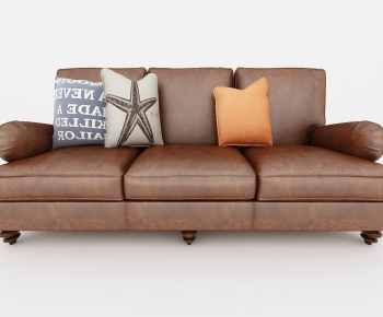 Modern Three-seat Sofa-ID:912725984