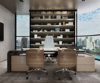 Modern Manager's Office-ID:754083598