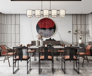 New Chinese Style Dining Room-ID:340907534