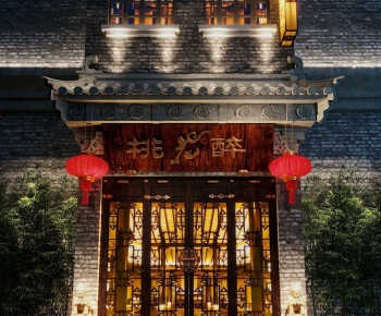 Chinese Style Facade Element-ID:100684939
