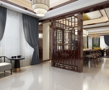 New Chinese Style Dining Room-ID:647974283