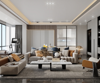 Modern A Living Room-ID:545612124