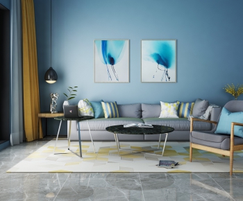 Nordic Style Sofa Combination-ID:583099417