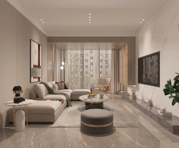 Modern A Living Room-ID:658324869