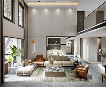Modern A Living Room-ID:565629157