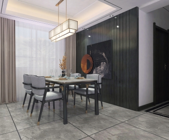 New Chinese Style Dining Room-ID:466571857