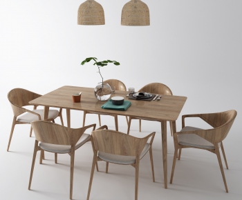 Nordic Style Dining Table And Chairs-ID:226744368