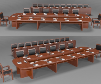New Chinese Style Conference Table-ID:835123841