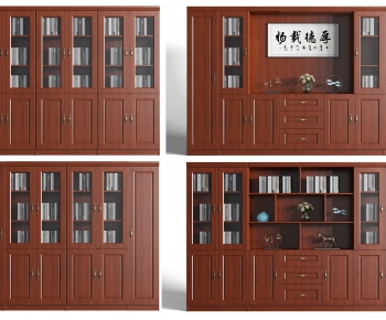 New Chinese Style Office Cabinet-ID:217075683