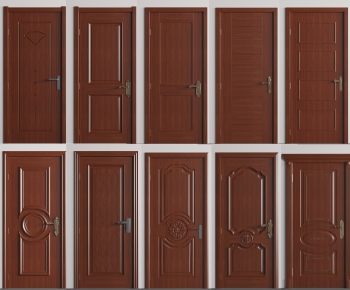 New Chinese Style Single Door-ID:102504742