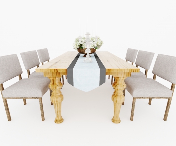 Modern Dining Table And Chairs-ID:526296373