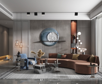 Modern A Living Room-ID:939280233