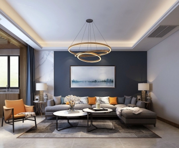 Modern A Living Room-ID:593464199