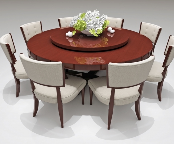 Simple European Style Dining Table And Chairs-ID:554242247