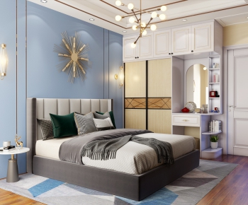 American Style Bedroom-ID:525154553