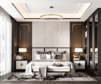 New Chinese Style Bedroom-ID:279246149