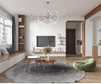Nordic Style A Living Room-ID:318962563