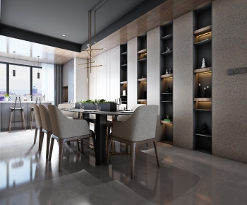 Modern Dining Room-ID:667854869