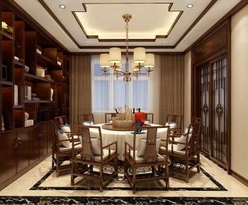 Chinese Style Dining Room-ID:959426984