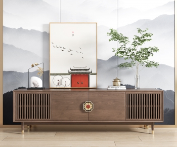 New Chinese Style TV Cabinet-ID:689636254
