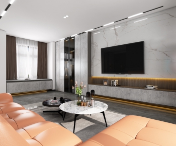 Modern A Living Room-ID:369245186