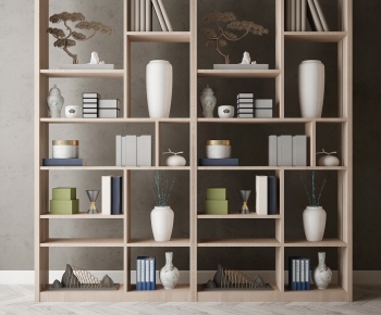 New Chinese Style Bookcase-ID:538449543