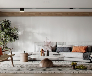 Nordic Style A Living Room-ID:605072563