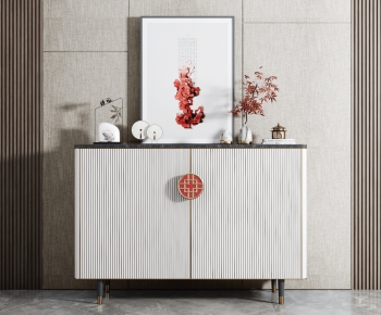 New Chinese Style Side Cabinet/Entrance Cabinet-ID:117342423