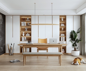 Nordic Style Study Space-ID:284013419