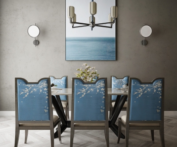 New Chinese Style Dining Table And Chairs-ID:362031192