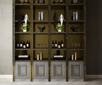 Modern Decorative Cabinet-ID:519536857