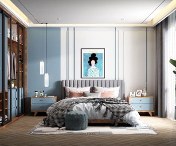 Nordic Style Bedroom-ID:650430931