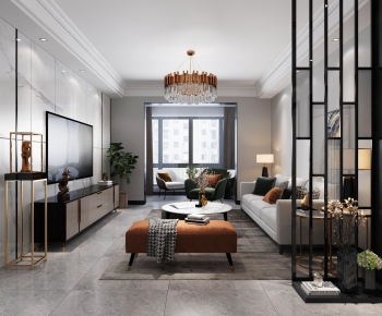 Modern A Living Room-ID:339918695