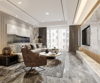 Modern A Living Room-ID:430391517