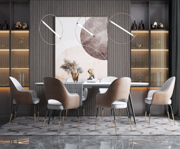 Modern Dining Table And Chairs-ID:587267643