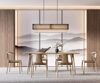 New Chinese Style Dining Room-ID:775176681