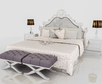 European Style Double Bed-ID:235355677