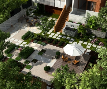 Modern Courtyard/landscape-ID:263976694