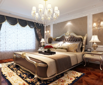 European Style Bedroom-ID:123594497