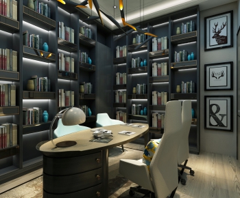 Post Modern Style Study Space-ID:828323128