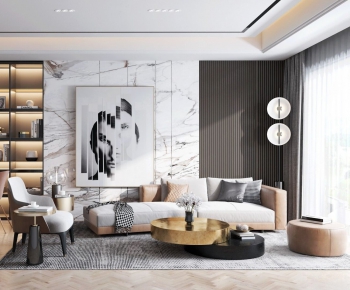 Modern A Living Room-ID:537761772