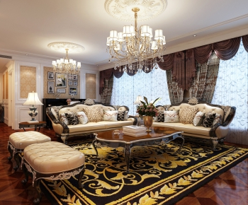 European Style A Living Room-ID:101270431
