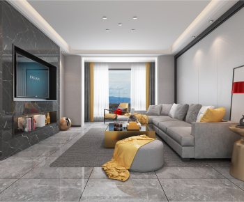 Modern A Living Room-ID:982973511