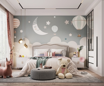 Modern Girl's Room Daughter's Room-ID:751847669